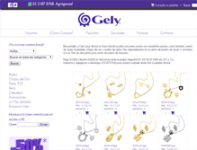 Tablet Screenshot of gely.mx